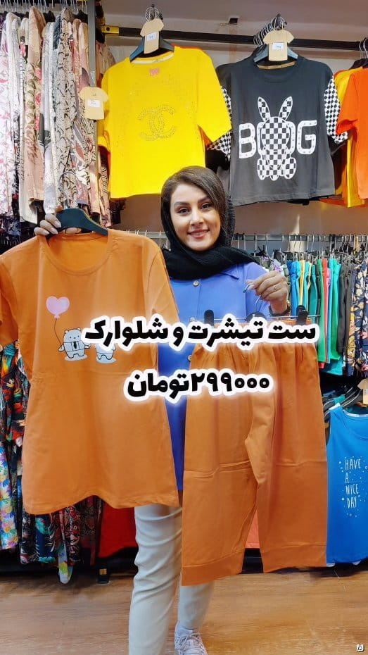 عکس-تیشرت زنانه پنبه