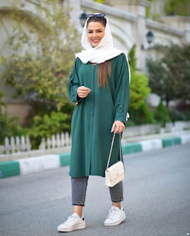 مانتو زنانه ابر و بادی