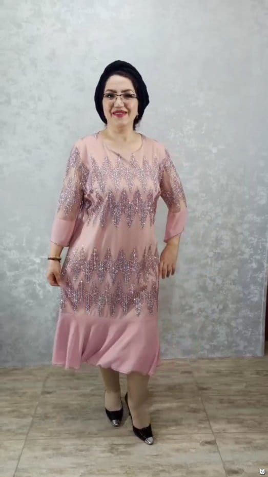 عکس-لباس مجلسی زنانه تک رنگ