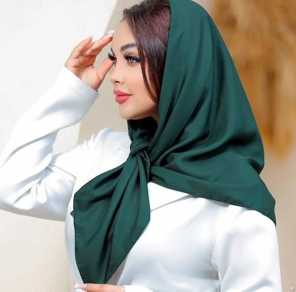 عکس-روسری زنانه ساتن