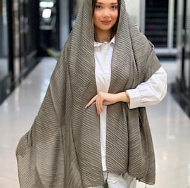 شال زنانه نخ