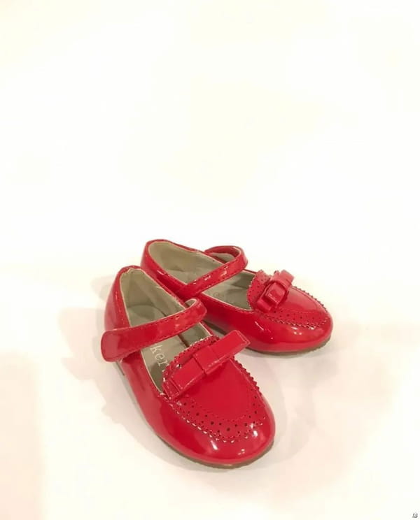 عکس-کفش روزمره مجلسی دخترانه ورنی قرمز