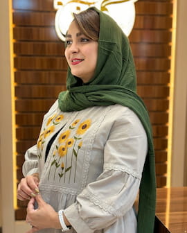 شال زنانه الیاف طبیعی