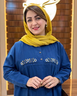 پیراهن زنانه الیاف طبیعی