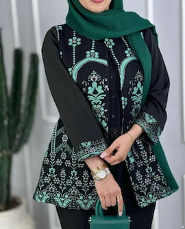 مانتو زنانه مازراتی سبز