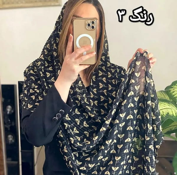 عکس-شال بهاره زنانه نخی