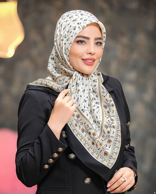 عکس-روسری زنانه نخی