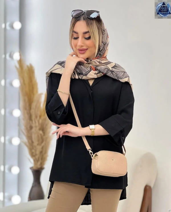 عکس-مانتو زنانه مشکی