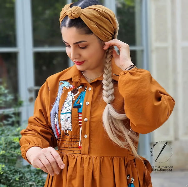 عکس-پیراهن زنانه لینن زارا