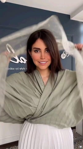 شال زنانه گیپور