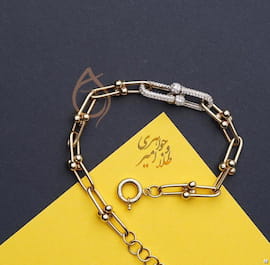 دستبند زنانه طلا تیفانی