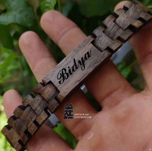 عکس-دستبند زنانه چوب