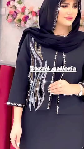 سارافون زنانه مشکی