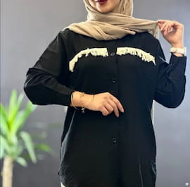 مانتو زنانه مشکی