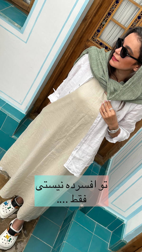 عکس-سارافون زنانه لینن