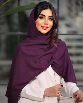 شال زنانه نخی