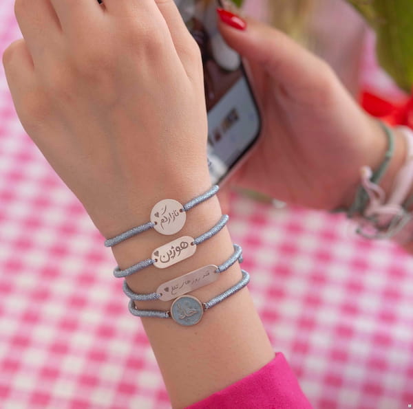 عکس-دستبند زنانه نقره