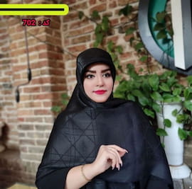 شال زنانه مشکی