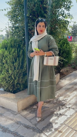 پیراهن زنانه لینن