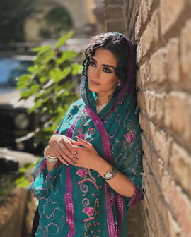 شال زنانه حریر