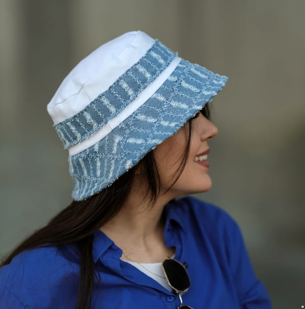 عکس-کلاه زنانه آبی