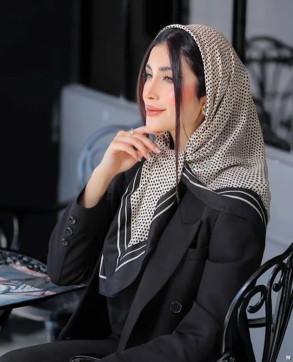 عکس-روسری زنانه نخی