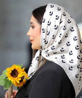 مینی اسکارف تابستانه زنانه نخی