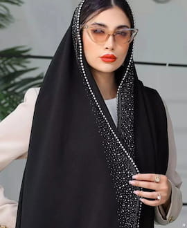 شال زنانه نخ