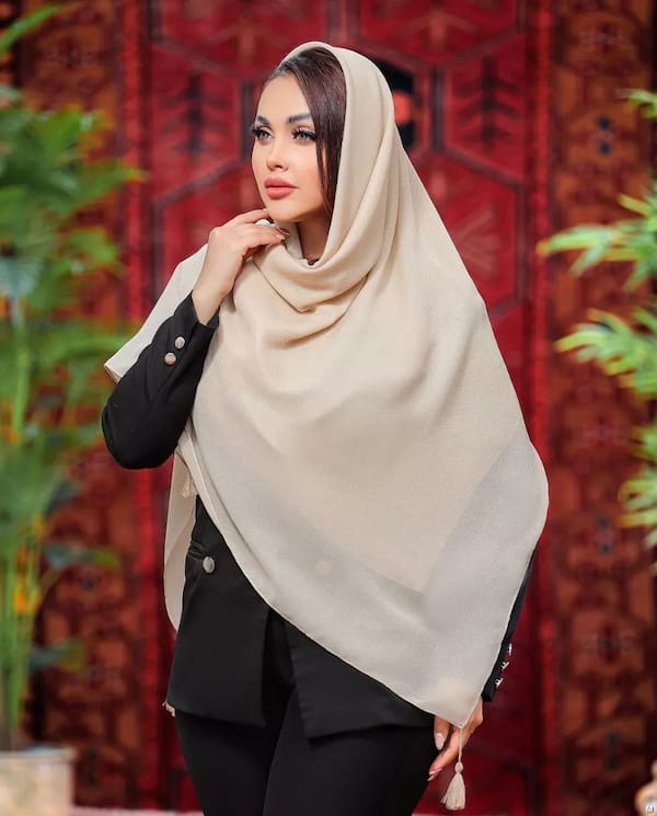 عکس-روسری زنانه نخی