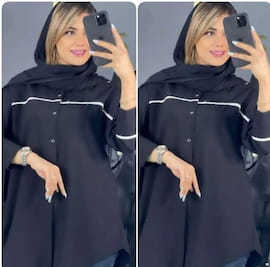 مانتو زنانه بنگال مشکی