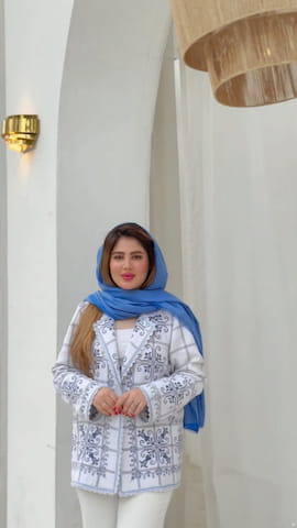 کت زنانه آبی