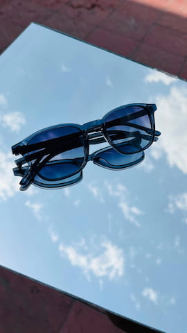 عینک uv400 زنانه آبی