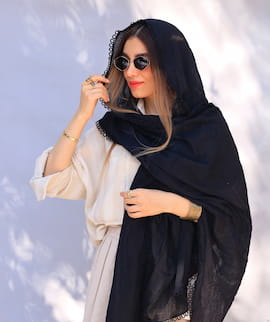 شال زنانه لینن