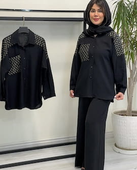 شومیز زنانه کرسپو مشکی