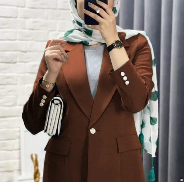 عکس-مانتو زنانه کرپ مازراتی