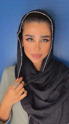 شال زنانه مشکی