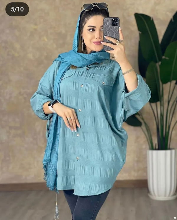 عکس-پانچو زنانه ابر و بادی