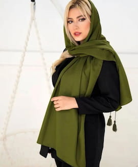 شال زنانه نخی