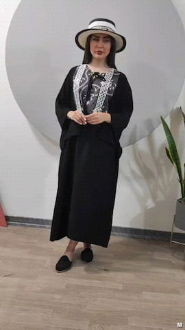 مانتو گلدوزی زنانه پارچه