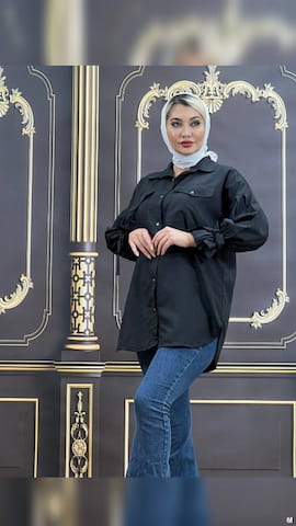 شومیز زنانه تک رنگ