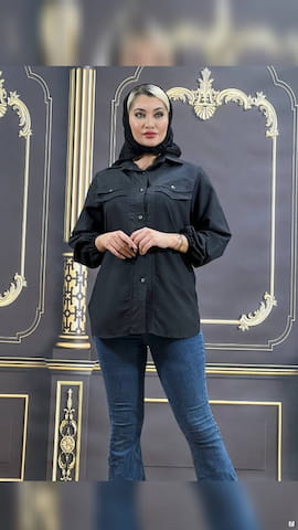 شومیز زنانه تک رنگ