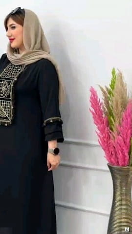 پیراهن زنانه ابر و بادی