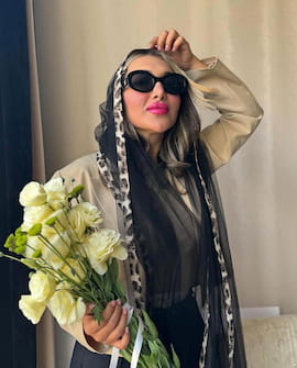 شال زنانه ابریشم