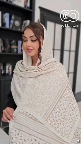 شال زنانه نخ