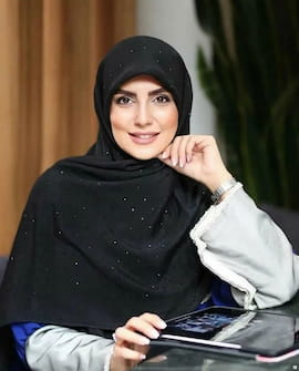 روسری زنانه نخ مشکی