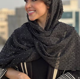 شال زنانه حریر