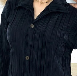 مانتو زنانه ساتن مشکی