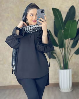 مانتو زنانه مشکی