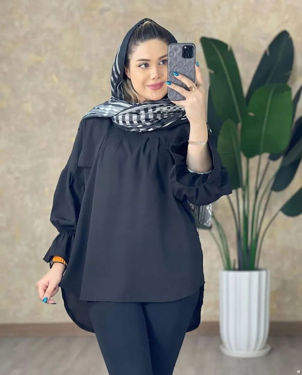 عکس-مانتو زنانه مشکی