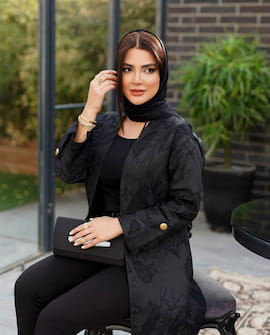 مانتو زنانه ژاکارد